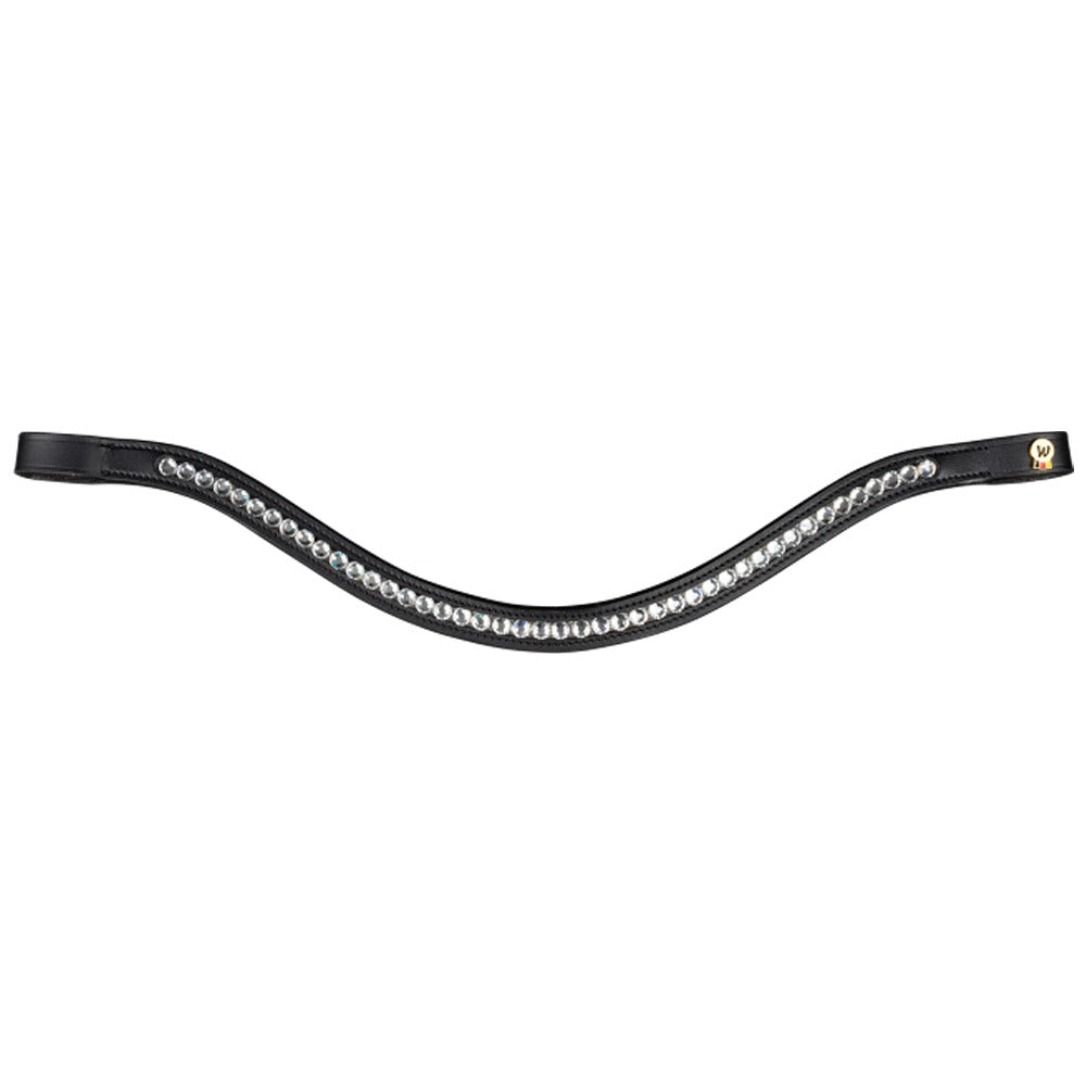 Briglia Waldhausen S-Line Kandare Magic con cristalli - Nero