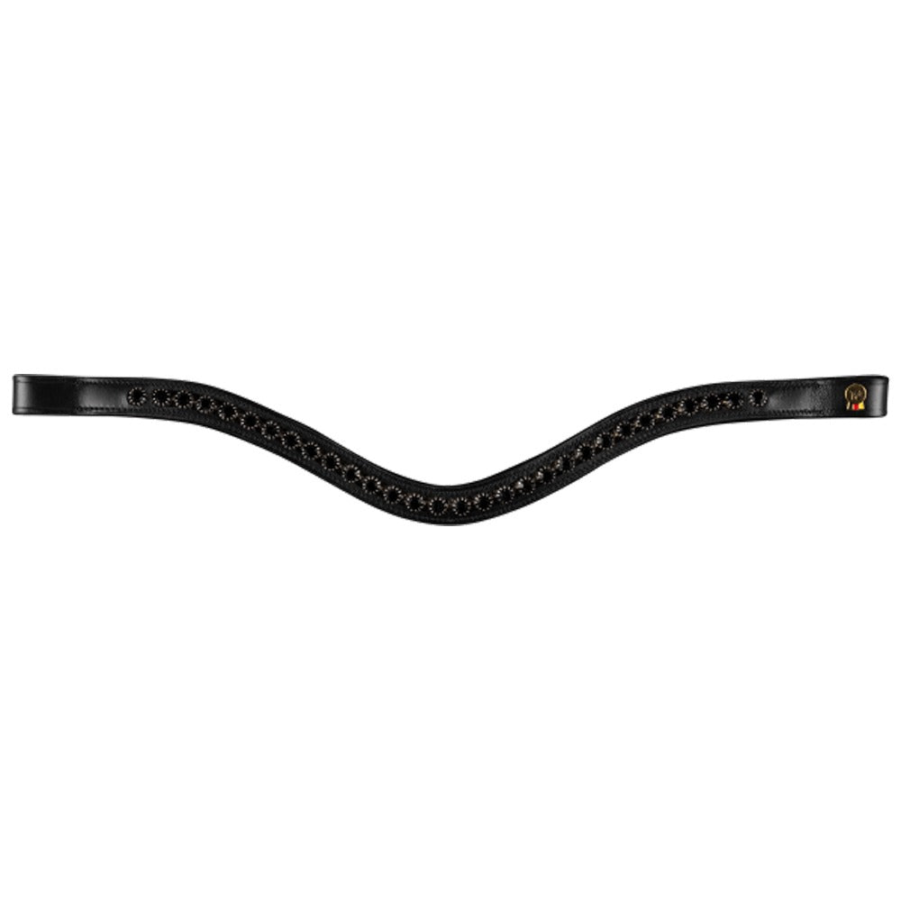 Waldhausen S-Line Lacktrense Blackshine mit Kristallen