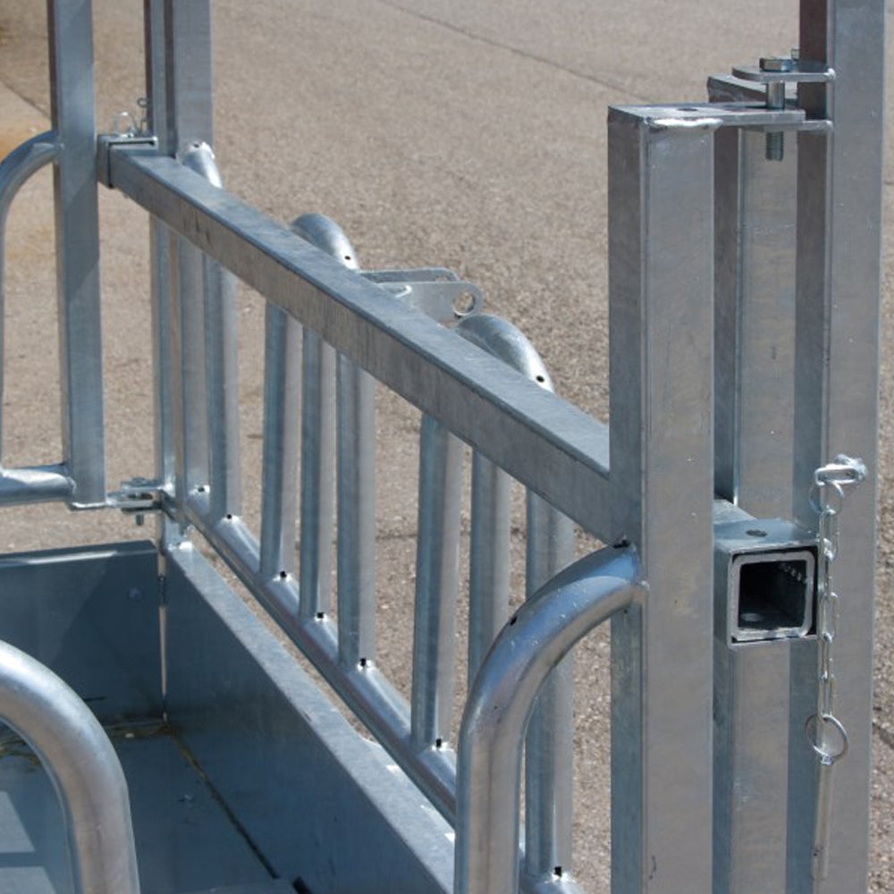 Rectangular 12-place indoor bale rack