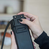 Multipresa 6 Prese, Cavo 3 m, Nera, Prese 45°, Interruttore di Sicurezza