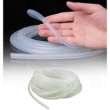 White silicone milk hose