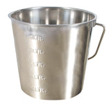 Stainless Steel Bucket With External Scale Handle