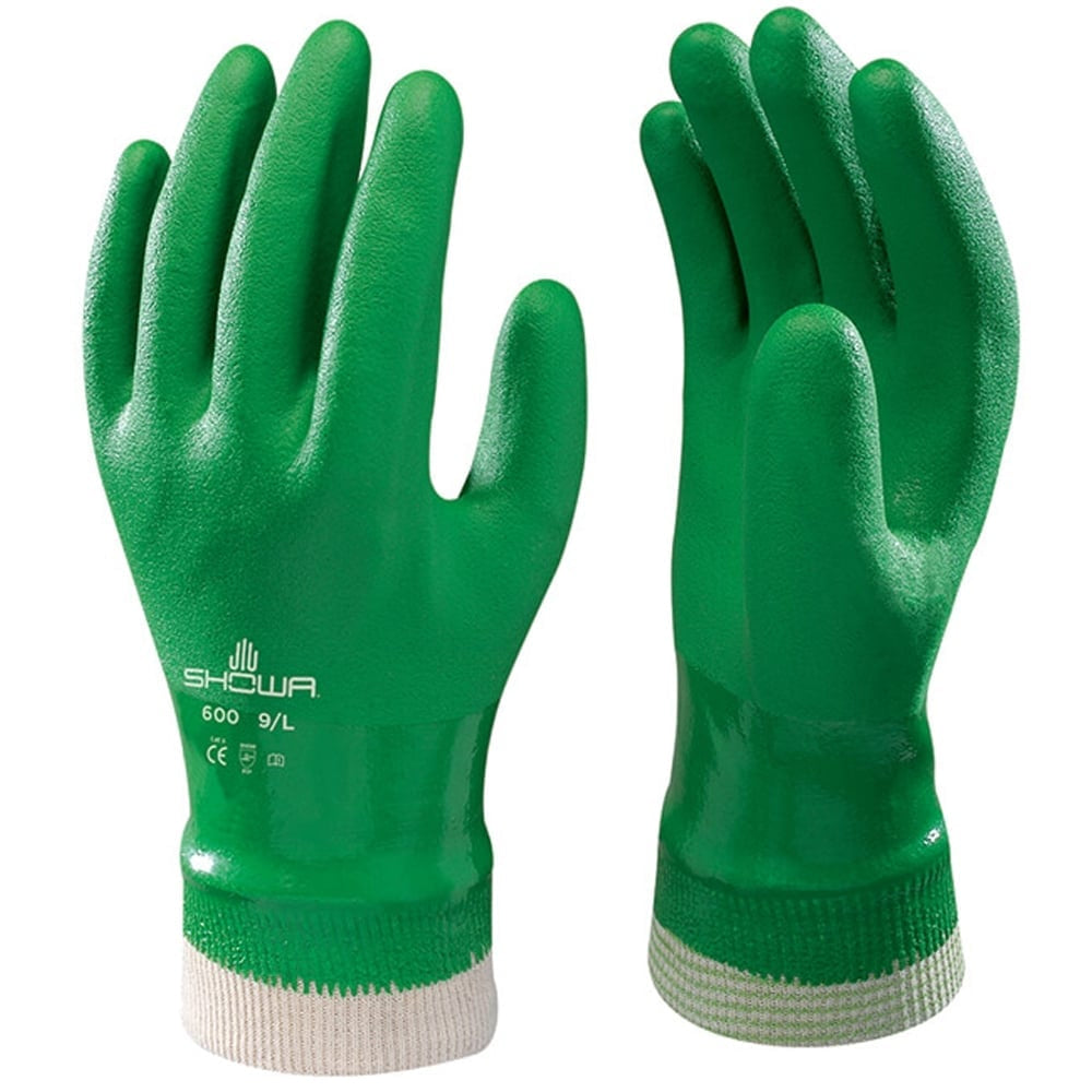 Showa 600 PVC gloves for hand protection for agricultural work