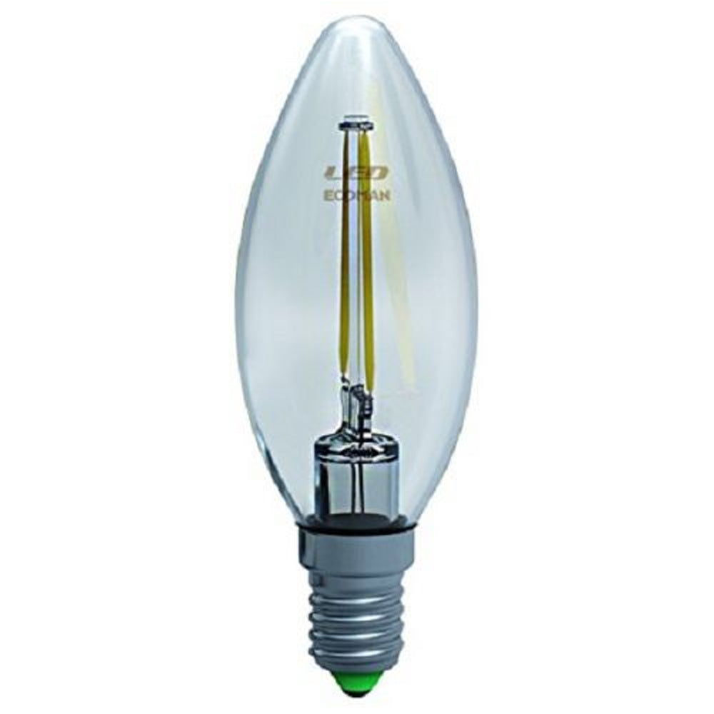 Ecoman 0028 LED Glühfaden Kerze 4W E14 warm-weiß
