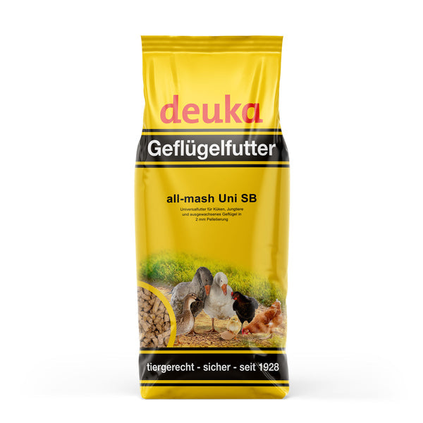 Deuka all-mash Uni – mangime per pulcini e pollame 5kg