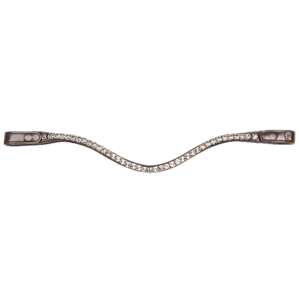 X-Line Shine Stirnband Braun Mit Funkelnden Dekosteinen Pferd