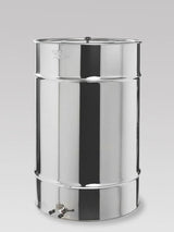 Stainless steel container for transporting honey with handle