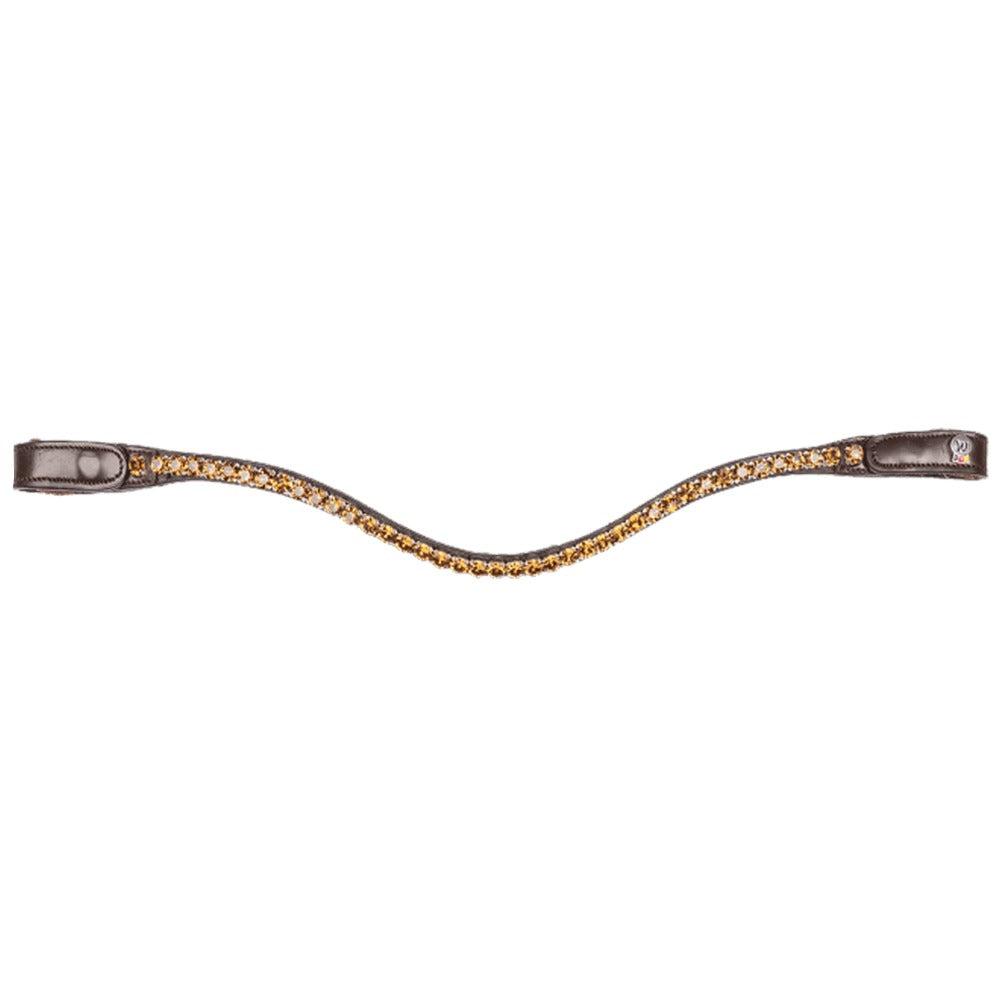 X-Line Shine Stirnband Braun Mit Funkelnden Dekosteinen Pferd