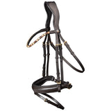 Waldhausen X-Line Goldheart Trense Anatomisch Messing Leder