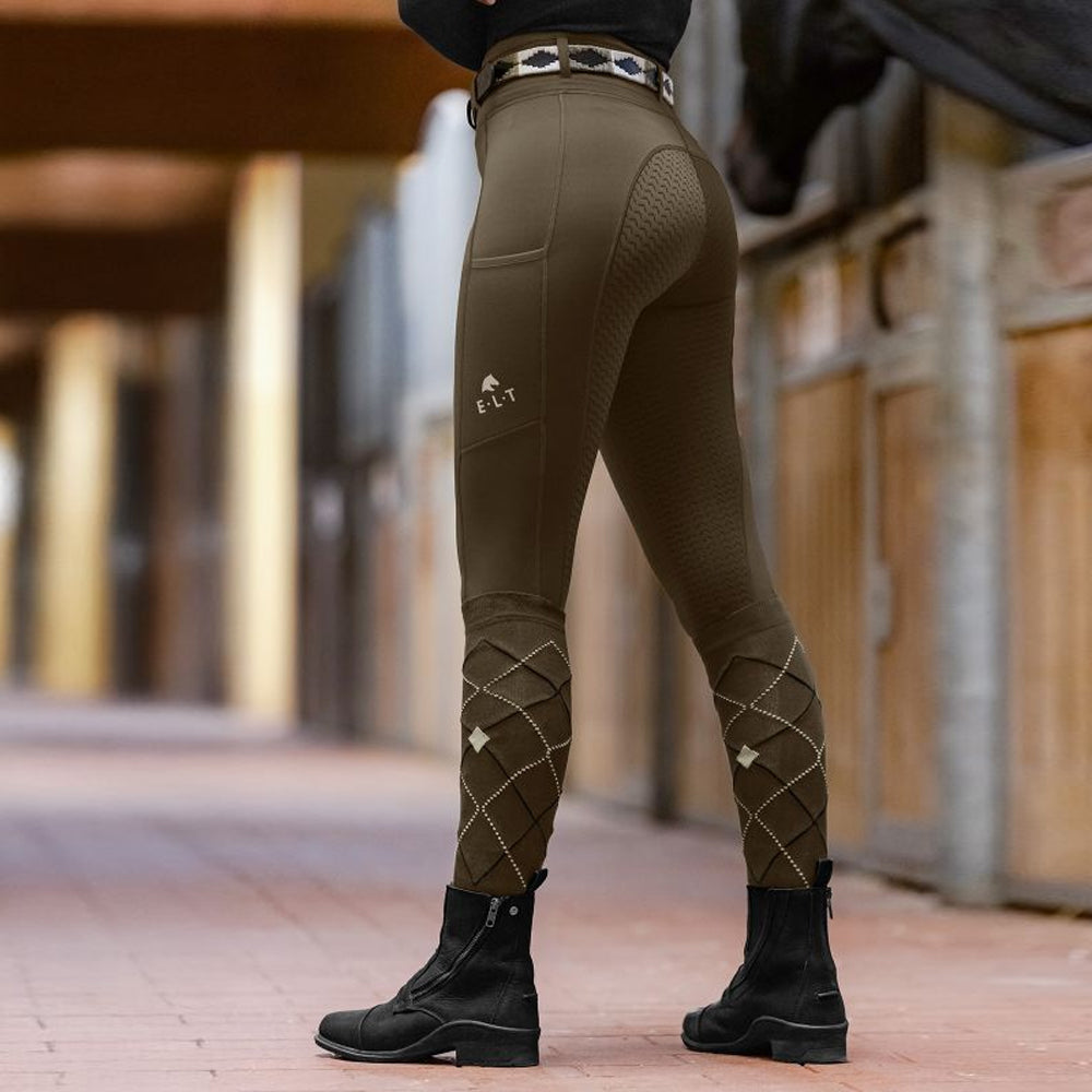 Reitleggings Ella Silikon Vollbesatz Komfort Stretch Sport