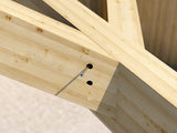 Vite per legno a testa svasata HBS Ø 10mm x 300mm 50pz