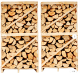 Beech firewood on pallet 2m high (1.8 m³)