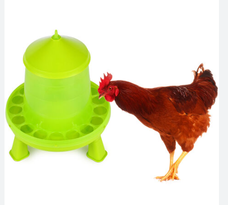 Abbeveratoio e mangiatoie in plastica per polli