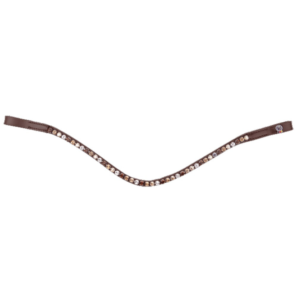 Waldhausen X-Line Glam Stirnband Braun Mit Funkelnden Steinen