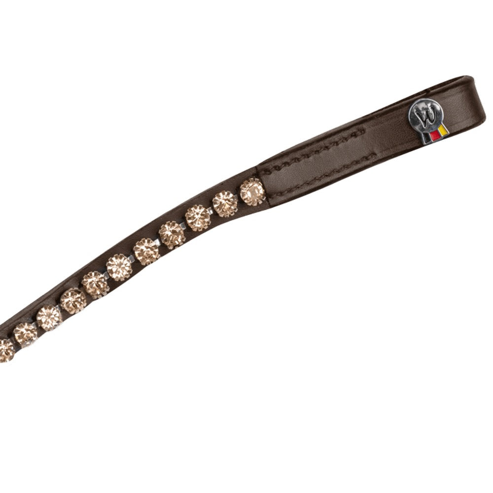 Waldhausen X-Line Glam Stirnband Braun Mit Funkelnden Steinen