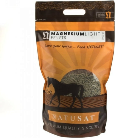 Natusat Magnesium Pellets Light Mangime Per Una Sana Nutrizione Del Cavallo