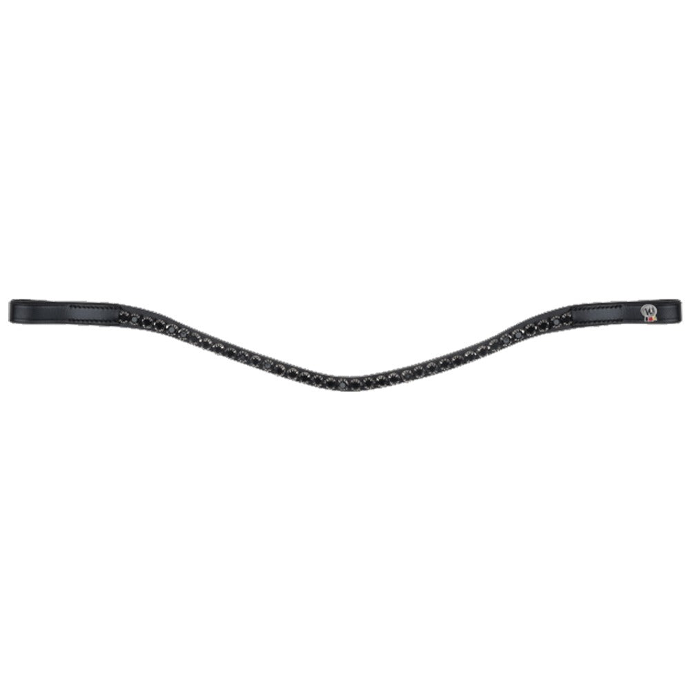 Waldhausen X-Line Glam Stirnband Schwarz Mit Strass Steinen