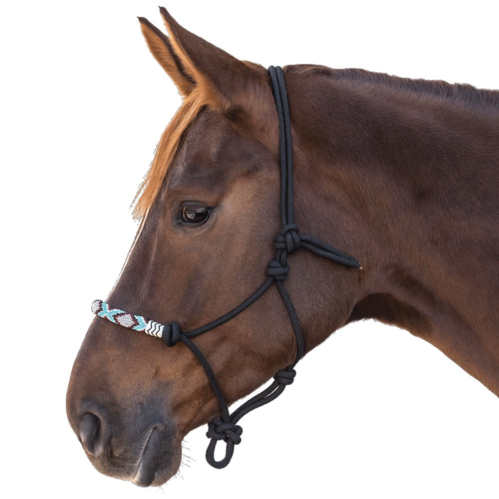 Knotenhalfter Pearls Mit Perlen Design Für Pferd Training