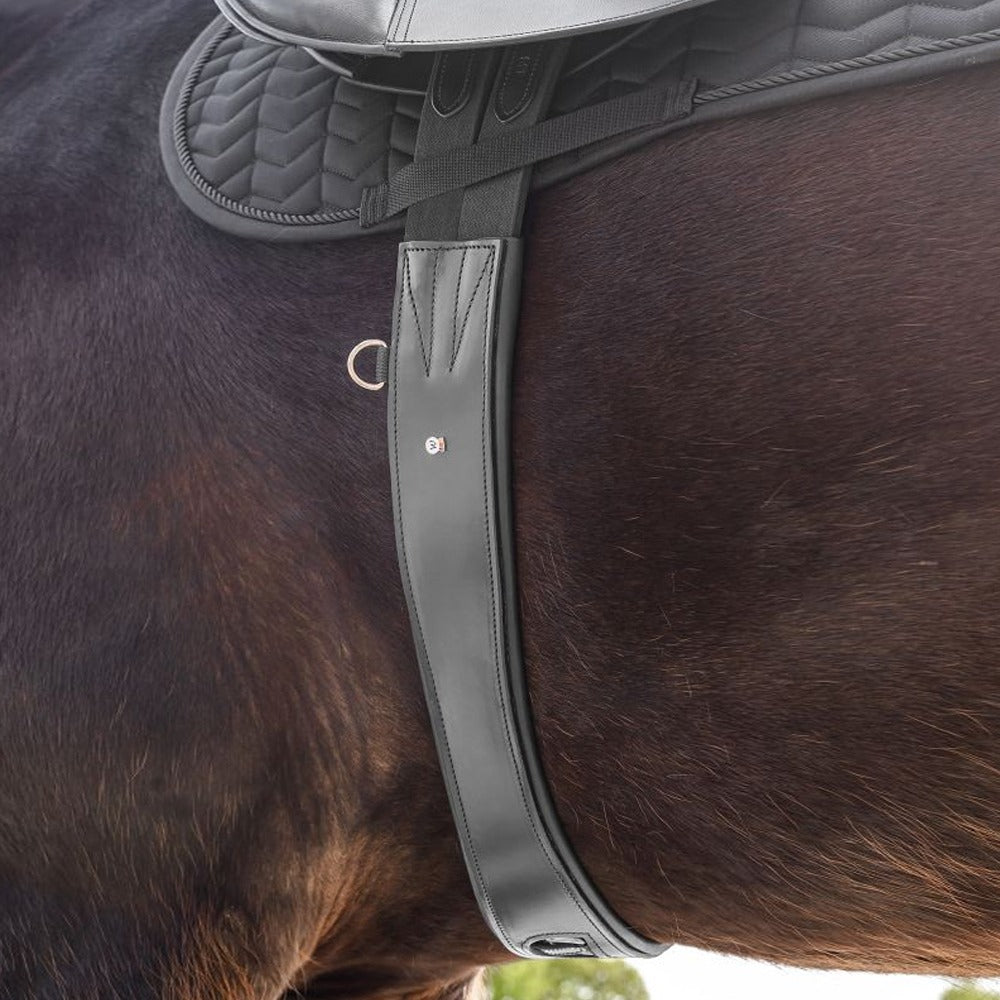 Ledersattelgurt Mit Elastik Komfort Pferd Reitsport Leder