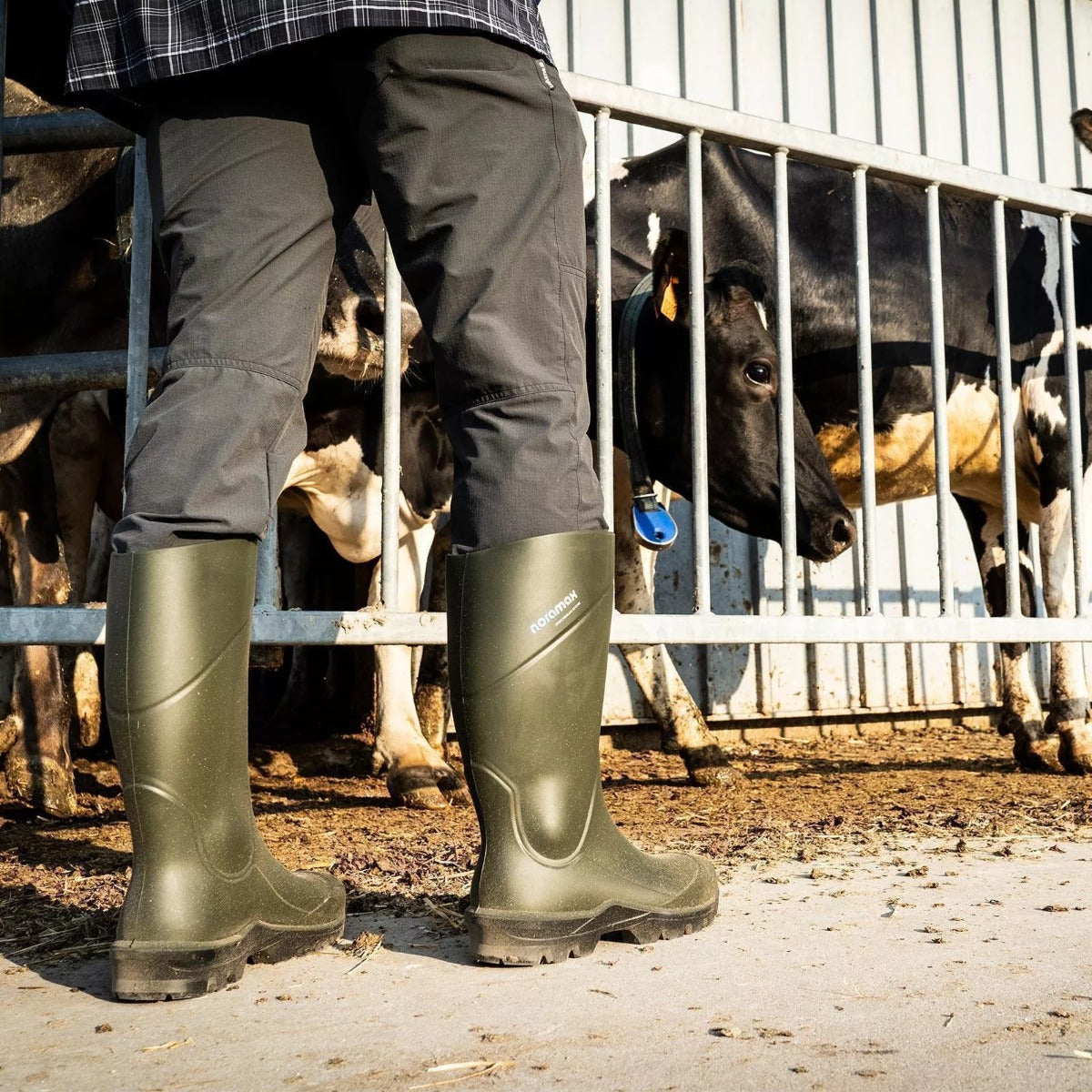 Noramax S5 Sicherheitsstiefel – Grün Stiefel für Landwirtschaft Ünd Viehzucht