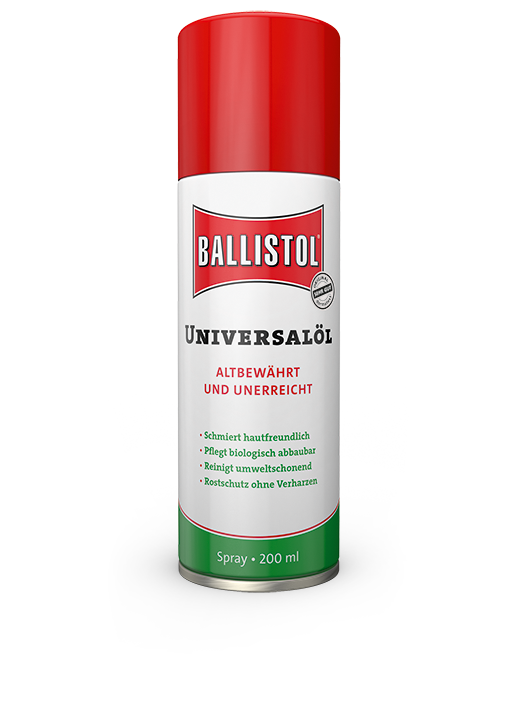 Ballistol Sprühöl 200 ml und 400 ml – Mehrzweckschmiermittel für Autos, Mechanik und Hautpflege