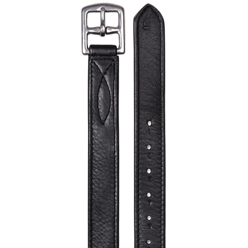 Cinghie Staffe Soft X-Line Waldhausen In Pelle Nero 25mm Cavallo