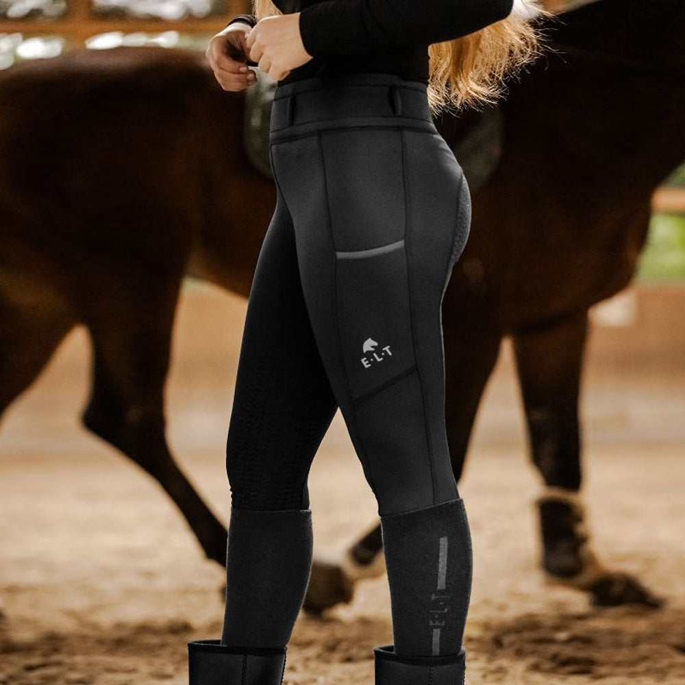 Thermo Reitleggings Ella mit Silikon Vollbesatz