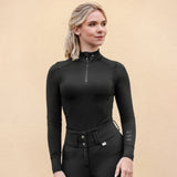 Milano Functional Zip Shirt Women Breathable Elegant Style