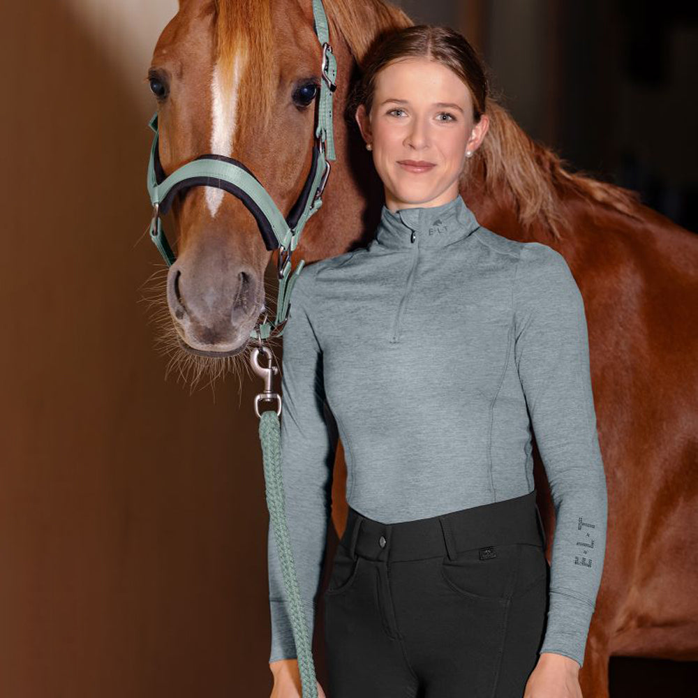 Milano Functional Zip Shirt Women Breathable Elegant Style