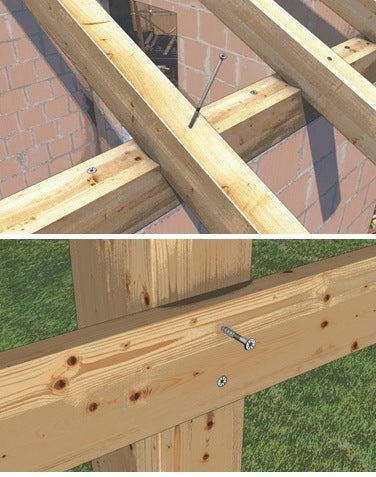 SNK 10TX 40 Vite a Testa Svasata Bianca per Legno