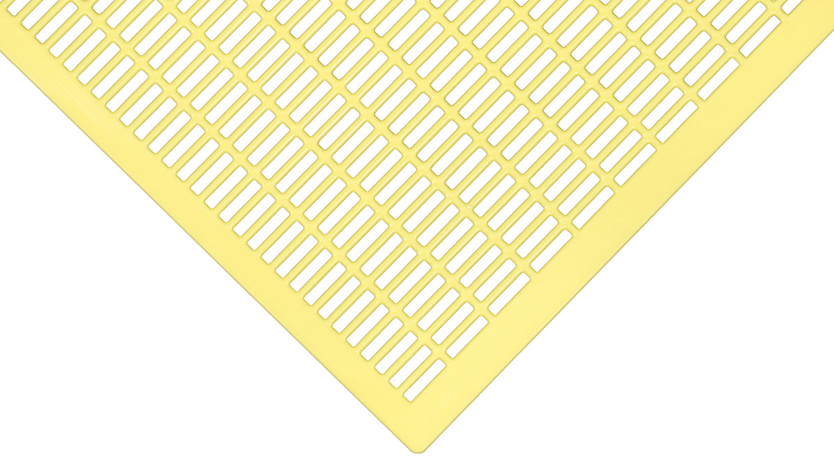 10 Liebig DN compatto alveare DN griglia rotonda in plastica gialla.