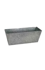 Metal container for planter