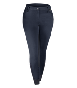 Pantaloni Equitazione Dahlia Silicone, Blu.