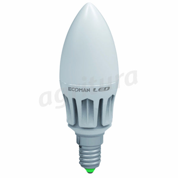 Ecoman LED Mini-Kerze matt 7w E14 3000 Glühbirne