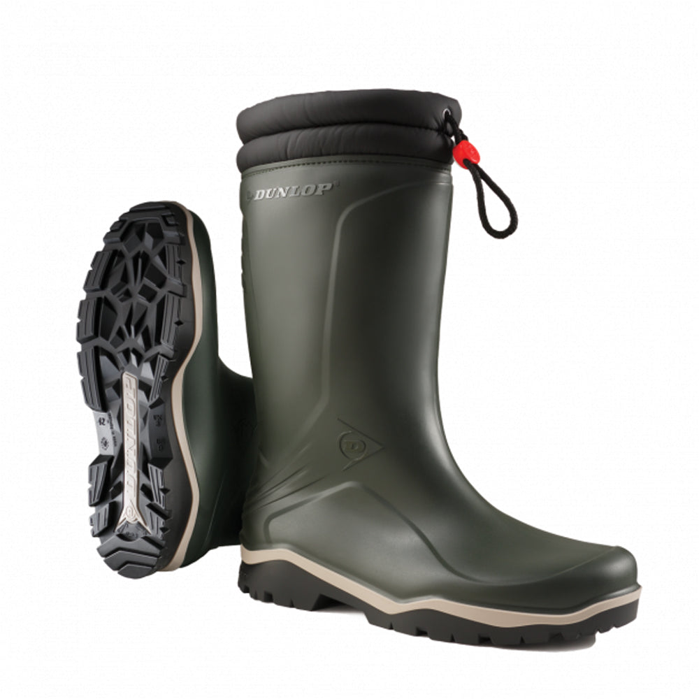 Dunlop Blizzard – Winterstiefel Mit Grünem Fellfutter