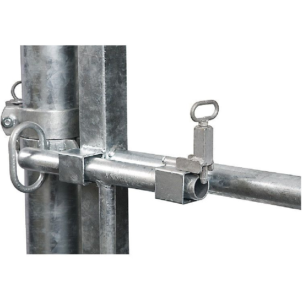 Safety lock for stationary gate